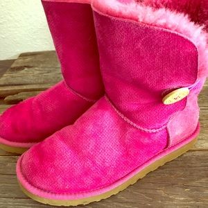 Hot pink UGG boots